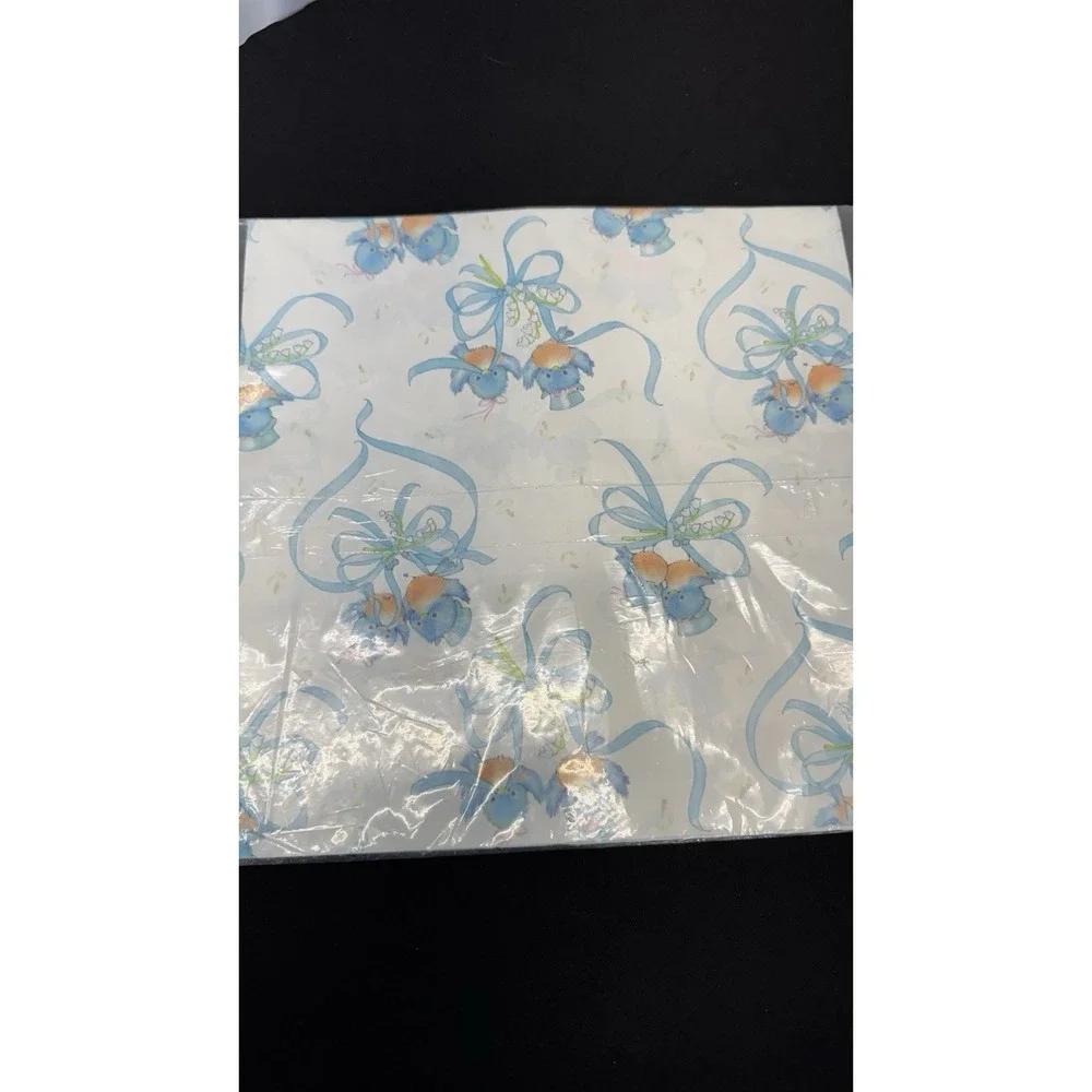 Vintage Hallmark Wrapping‎ Paper - Bluebirds